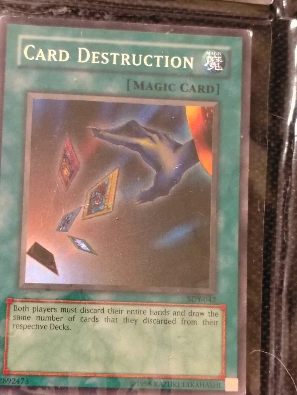 Vintage Yu-Gi-Oh 6 Card Holo Lot Blue Eyes White Dragon BPT SDK DarkMagician SDY